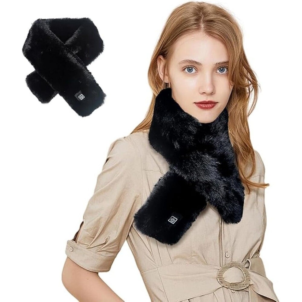 Faux Fur Heated Scarf NEW